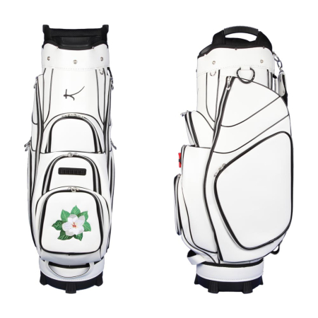 Golfbag / Cartbag im Bauhausstil. Modell GENEVE. Balltasche individuell bestickt. Online designen